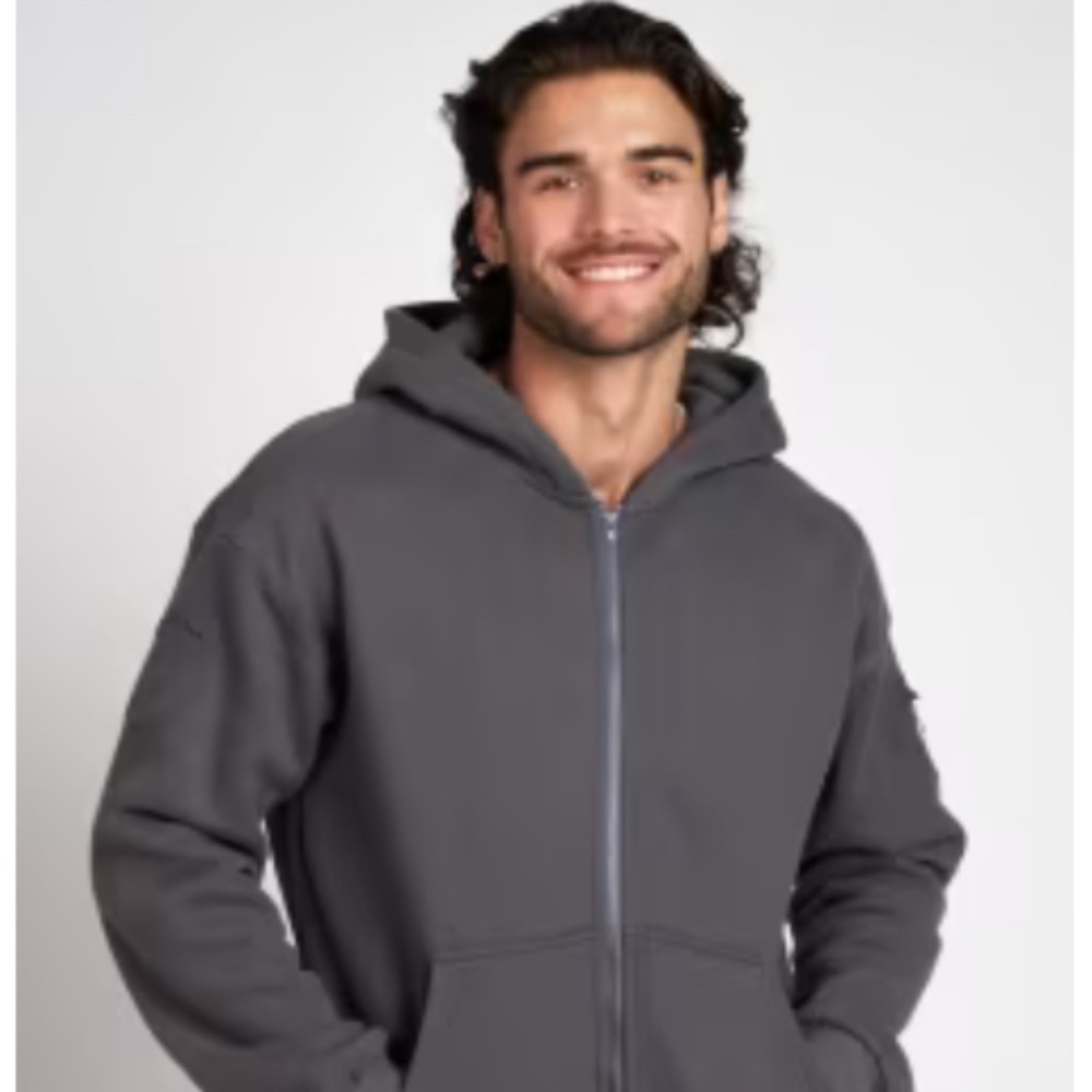 Comfrt travel essentials zip up hoodie